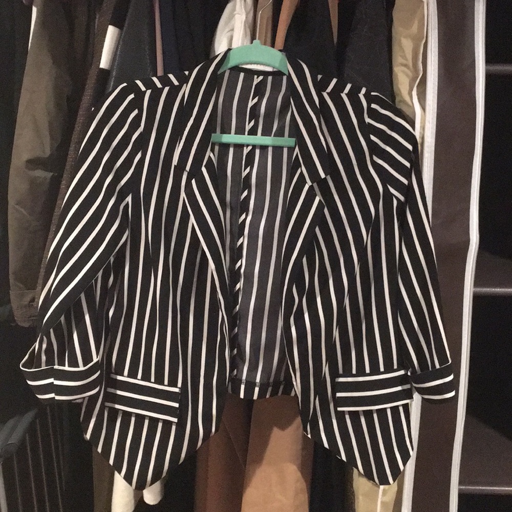 Stripe blazer